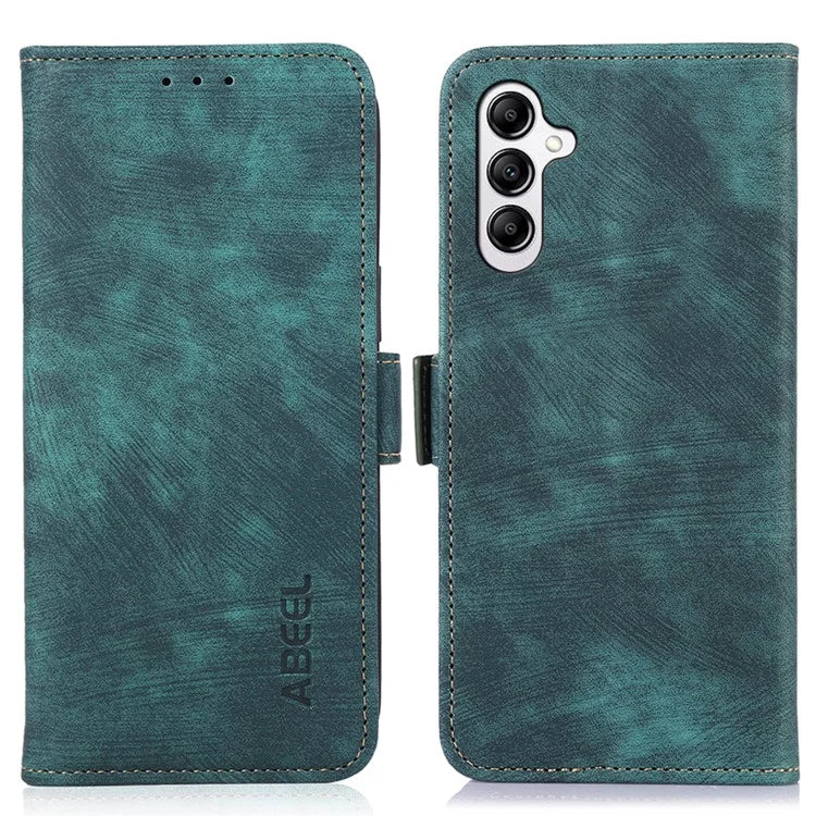 ABEEL For Samsung Galaxy A35 5G Phone Case Vintage PU Leather Wallet Flip Cover Protector