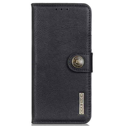 KHAZNEH For Samsung Galaxy A35 5G Leather Cases Stand Cowhide Texture Phone Cover Wallet