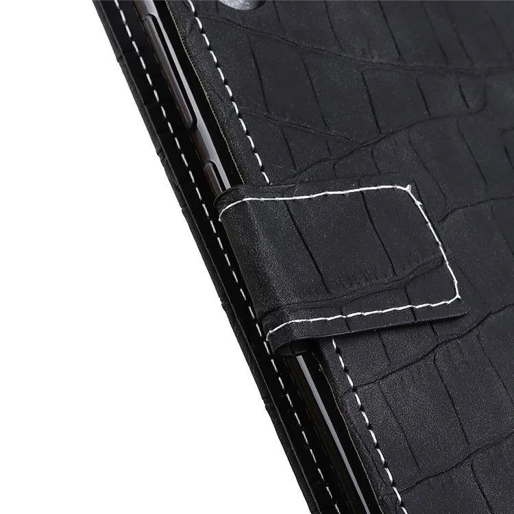 For Samsung Galaxy A35 5G PU Leather Case Crocodile Texture Phone Wallet Cover Stand