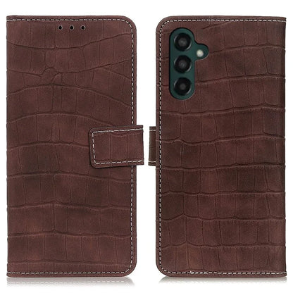 For Samsung Galaxy A35 5G PU Leather Case Crocodile Texture Phone Wallet Cover Stand