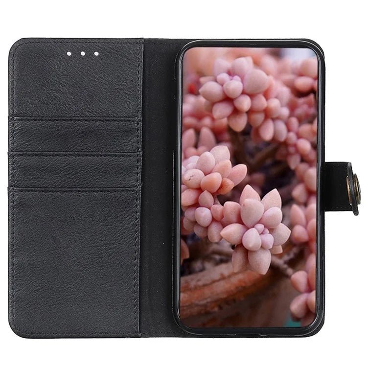 KHAZNEH For Xiaomi Redmi Note 13 Pro+ 5G Cell Phone Cases Cowhide Texture Stand Wallet Cover
