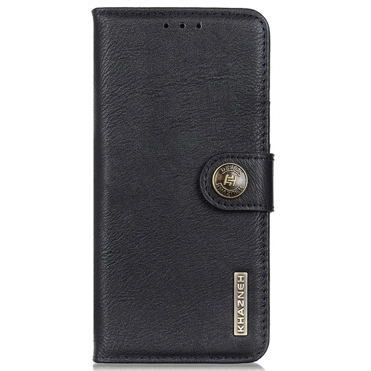 KHAZNEH For Xiaomi Redmi Note 13 Pro+ 5G Cell Phone Cases Cowhide Texture Stand Wallet Cover