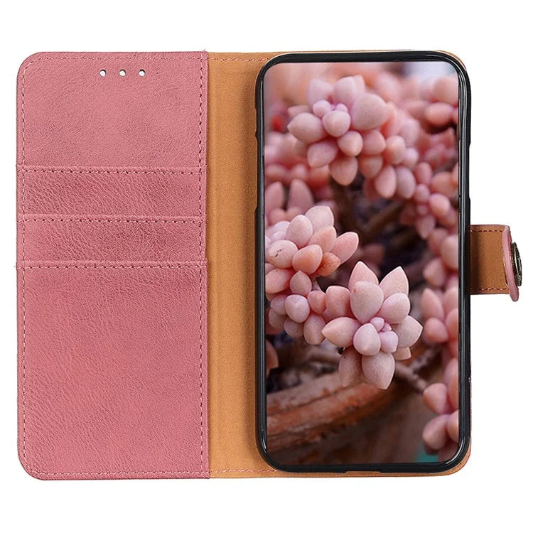 KHAZNEH For Xiaomi Redmi Note 13 Pro+ 5G Cell Phone Cases Cowhide Texture Stand Wallet Cover