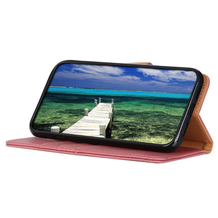 KHAZNEH For Xiaomi Redmi Note 13 Pro+ 5G Cell Phone Cases Cowhide Texture Stand Wallet Cover