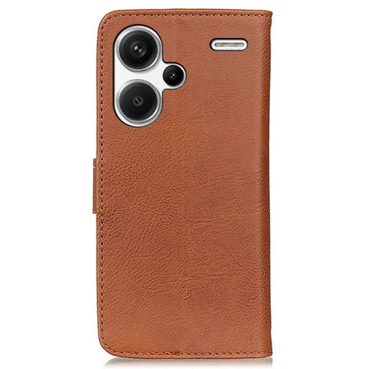 KHAZNEH For Xiaomi Redmi Note 13 Pro+ 5G Cell Phone Cases Cowhide Texture Stand Wallet Cover