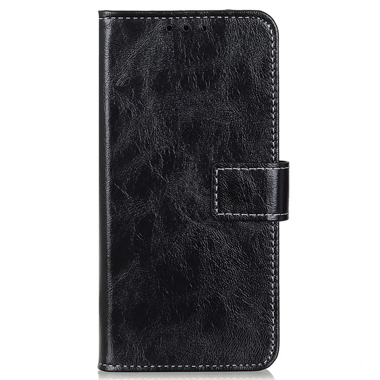 For Xiaomi Redmi Note 13 Pro+ 5G Cell Phone Case PU Leather Crazy Horse Texture Wallet Cover