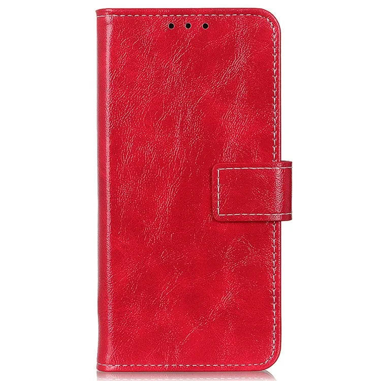 For Xiaomi Redmi Note 13 Pro+ 5G Cell Phone Case PU Leather Crazy Horse Texture Wallet Cover