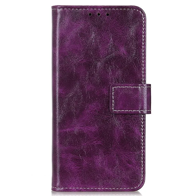For Xiaomi Redmi Note 13 Pro+ 5G Cell Phone Case PU Leather Crazy Horse Texture Wallet Cover