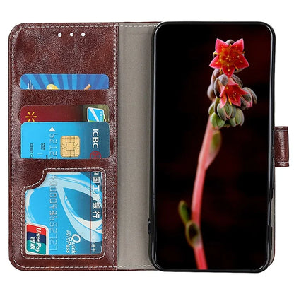 For Xiaomi Redmi Note 13 Pro+ 5G Cell Phone Case PU Leather Crazy Horse Texture Wallet Cover