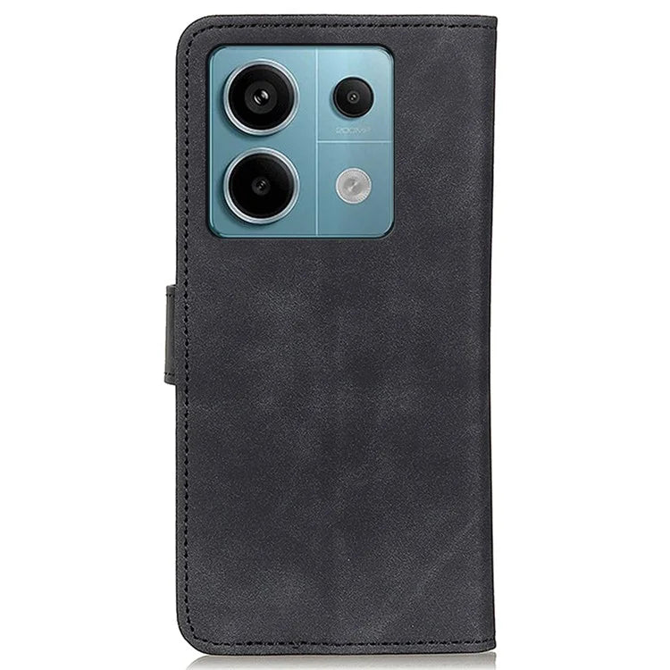 KHAZNEH For Xiaomi Redmi Note 13 Pro 5G / Poco X6 5G Case Retro PU Leather Cell Phone Cover