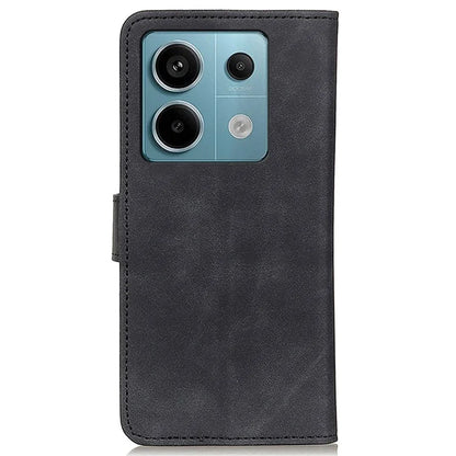 KHAZNEH For Xiaomi Redmi Note 13 Pro 5G / Poco X6 5G Case Retro PU Leather Cell Phone Cover