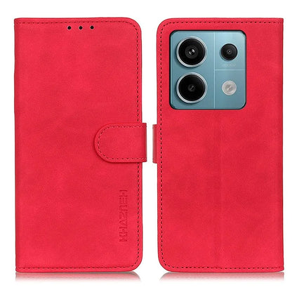 KHAZNEH For Xiaomi Redmi Note 13 Pro 5G / Poco X6 5G Case Retro PU Leather Cell Phone Cover
