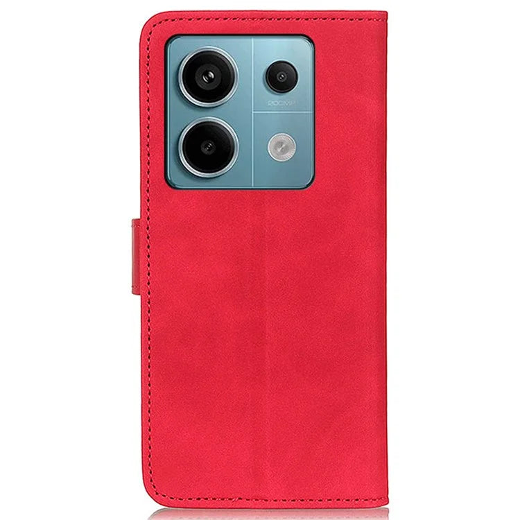 KHAZNEH For Xiaomi Redmi Note 13 Pro 5G / Poco X6 5G Case Retro PU Leather Cell Phone Cover