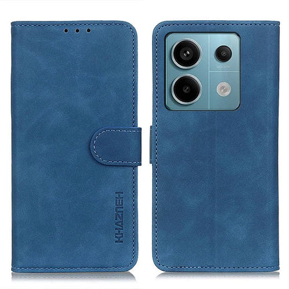 KHAZNEH For Xiaomi Redmi Note 13 Pro 5G / Poco X6 5G Case Retro PU Leather Cell Phone Cover