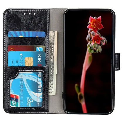 For Xiaomi Redmi Note 13 Pro 5G / Poco X6 5G Cell Phone Case Folio Flip Crazy Horse Texture Leather Cover