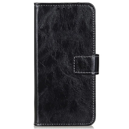 For Xiaomi Redmi Note 13 Pro 5G / Poco X6 5G Cell Phone Case Folio Flip Crazy Horse Texture Leather Cover