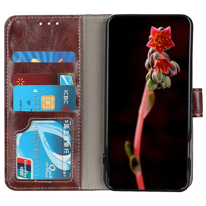 For Xiaomi Redmi Note 13 Pro 5G / Poco X6 5G Cell Phone Case Folio Flip Crazy Horse Texture Leather Cover