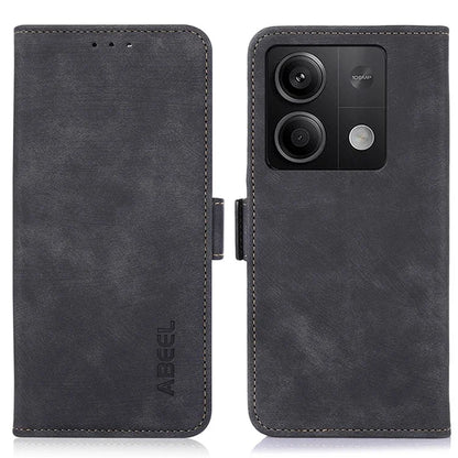 ABEEL For Xiaomi Redmi Note 13 5G Case Retro PU Leather Wallet Flip Phone Protector