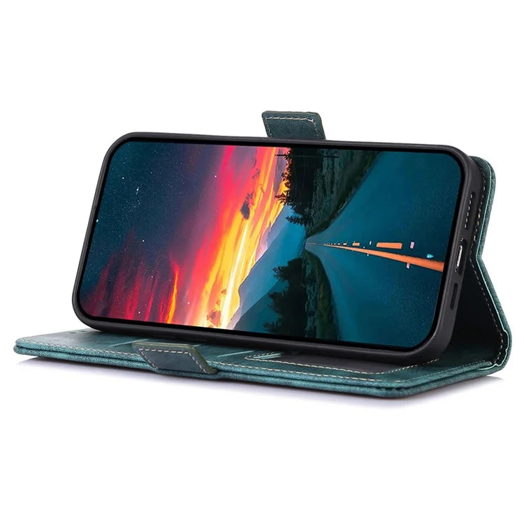 ABEEL For Xiaomi Redmi Note 13 5G Case Retro PU Leather Wallet Flip Phone Protector