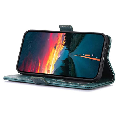 ABEEL For Xiaomi Redmi Note 13 5G Case Retro PU Leather Wallet Flip Phone Protector