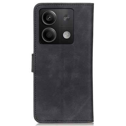KHAZNEH For Xiaomi Redmi Note 13 5G Case Retro PU Leather Smart Phone Stand Cover
