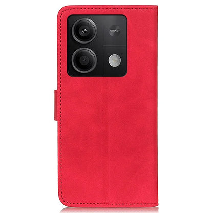 KHAZNEH For Xiaomi Redmi Note 13 5G Case Retro PU Leather Smart Phone Stand Cover