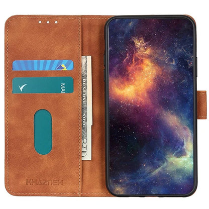 KHAZNEH For Xiaomi Redmi Note 13 5G Case Retro PU Leather Smart Phone Stand Cover