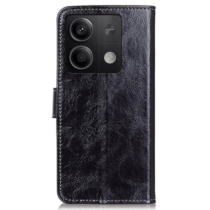 For Xiaomi Redmi Note 13 5G Case PU Leather Crazy Horse Texture Mobile Phone Wallet Cover