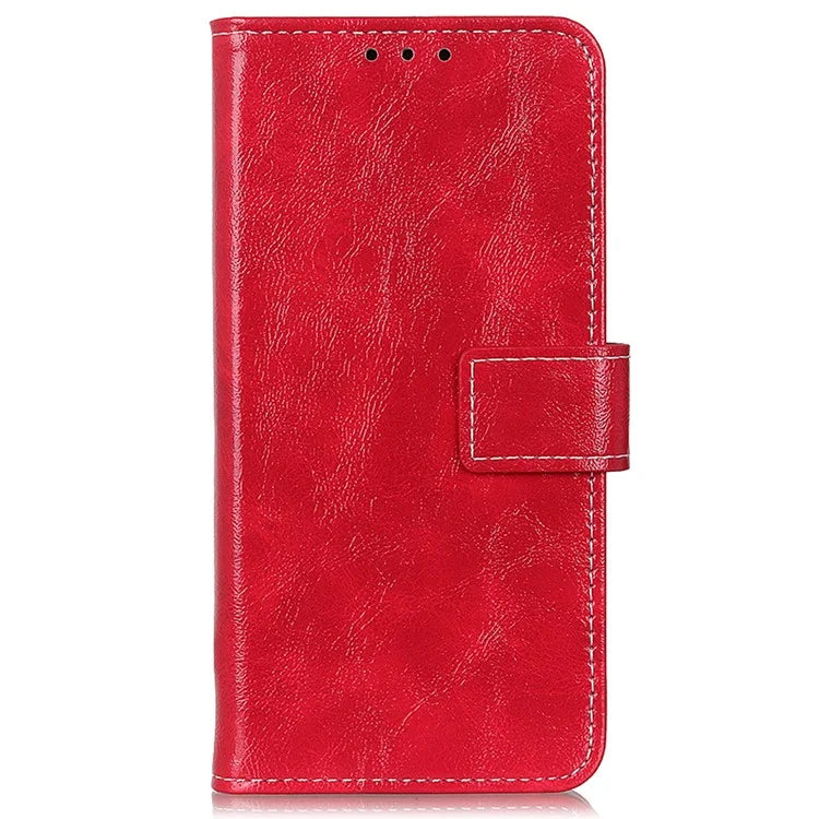 For Xiaomi Redmi Note 13 5G Case PU Leather Crazy Horse Texture Mobile Phone Wallet Cover