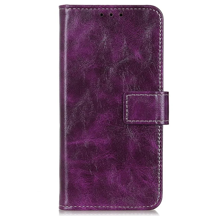 For Xiaomi Redmi Note 13 5G Case PU Leather Crazy Horse Texture Mobile Phone Wallet Cover