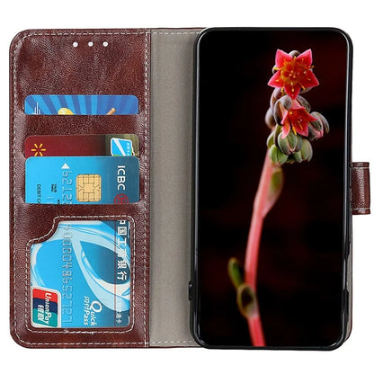 For Xiaomi Redmi Note 13 5G Case PU Leather Crazy Horse Texture Mobile Phone Wallet Cover