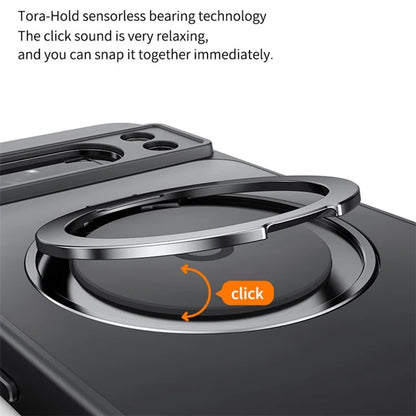 For Google Pixel 8 Pro Case Compatible with MagSafe Ring Kickstand TPU+Acrylic Back Cover