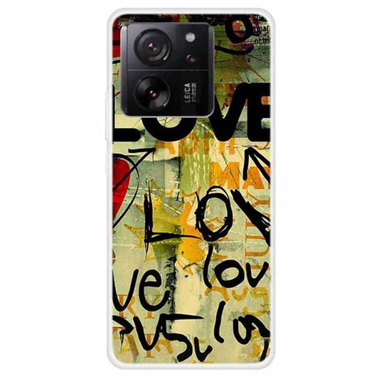 For Xiaomi 13T  /  13T Pro  /  Redmi K60 Ultra TPU Case Pattern Printing Phone Protective Cover