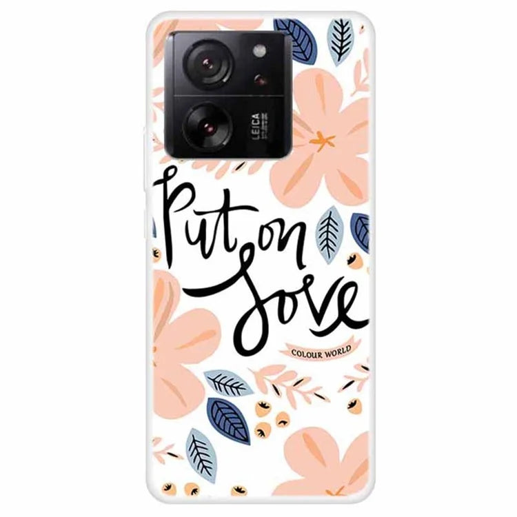 For Xiaomi 13T  /  13T Pro  /  Redmi K60 Ultra TPU Case Pattern Printing Phone Protective Cover