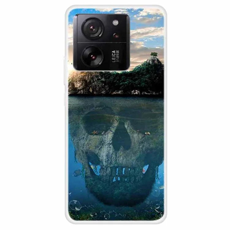 For Xiaomi 13T  /  13T Pro  /  Redmi K60 Ultra TPU Case Pattern Printing Phone Protective Cover