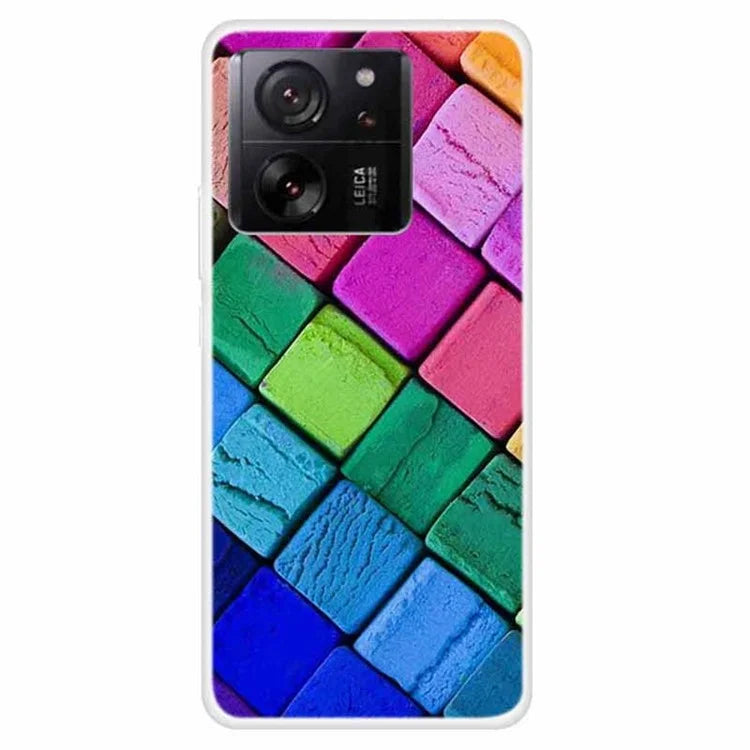 For Xiaomi Redmi K60 Ultra  /  13T  /  13T Pro TPU Case Pattern Printing Phone Back Cover