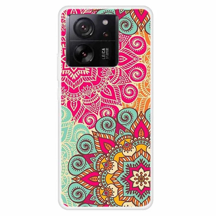 For Xiaomi Redmi K60 Ultra  /  13T  /  13T Pro TPU Case Pattern Printing Phone Back Cover