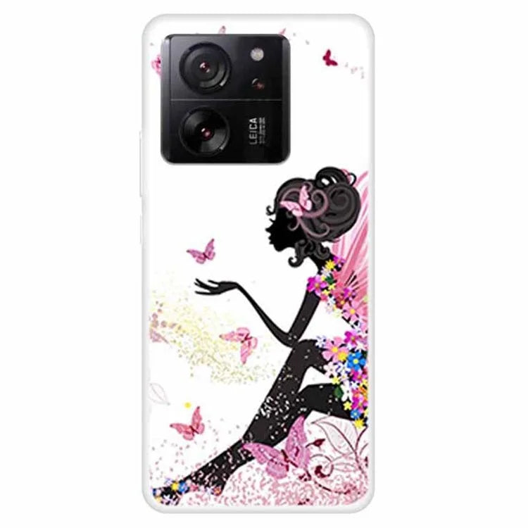 For Xiaomi Redmi K60 Ultra  /  13T  /  13T Pro TPU Case Pattern Printing Phone Back Cover