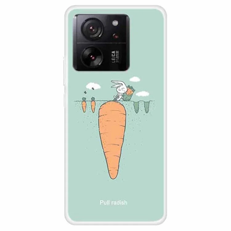 For Xiaomi Redmi K60 Ultra  /  13T  /  13T Pro Case Pattern Printing Soft TPU Phone Protective Cover