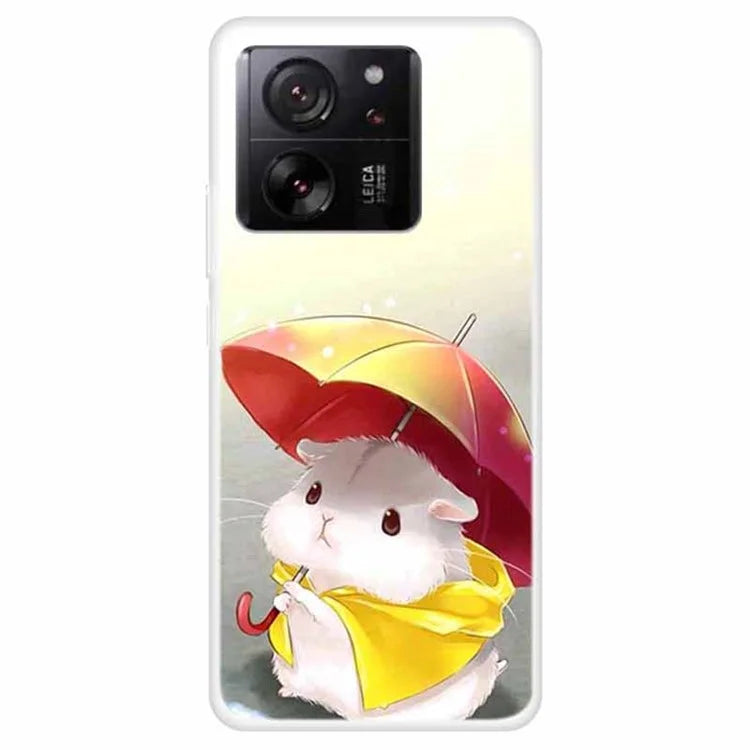 For Xiaomi Redmi K60 Ultra  /  13T  /  13T Pro Case Pattern Printing Soft TPU Phone Protective Cover