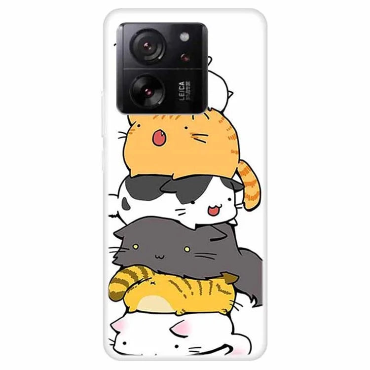 For Xiaomi Redmi K60 Ultra  /  13T  /  13T Pro Case Pattern Printing Soft TPU Phone Protective Cover