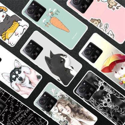 For Xiaomi Redmi K60 Ultra  /  13T  /  13T Pro Case Pattern Printing Soft TPU Phone Protective Cover
