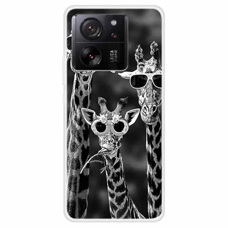 For Xiaomi Redmi K60 Ultra  /  13T  /  13T Pro Case Pattern Printing Soft TPU Phone Protective Cover