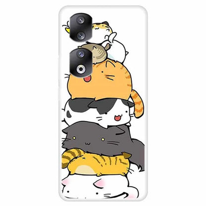 For Honor 90 Pro Case TPU Phone Back Cover Protector with Pattern Printing