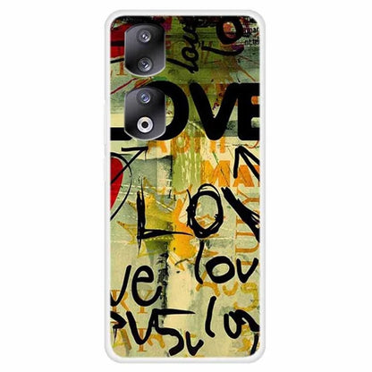For Honor 90 Pro TPU Case Pattern Printing Shockproof Mobile Phone Back Cover