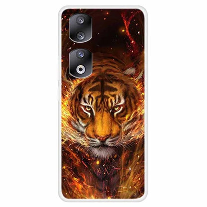 For Honor 90 Pro TPU Case Pattern Printing Shockproof Mobile Phone Back Cover