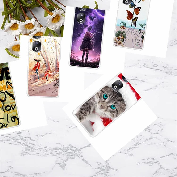 For Honor 90 Pro TPU Case Pattern Printing Shockproof Mobile Phone Back Cover