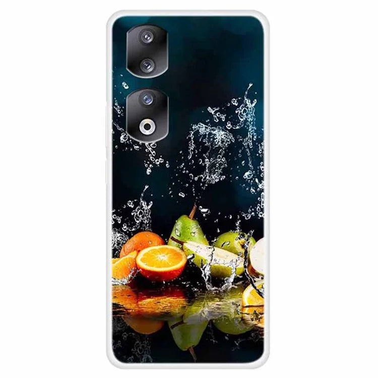 For Honor 90 Pro TPU Case Pattern Printing Shockproof Mobile Phone Back Cover