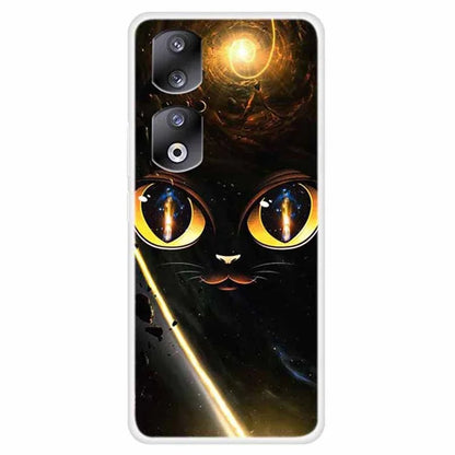 For Honor 90 Pro TPU Case Pattern Printing Shockproof Mobile Phone Back Cover