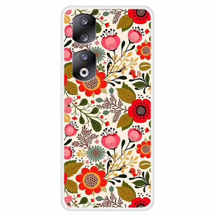 For Honor 90 Pro TPU Case Pattern Printing Shockproof Mobile Phone Back Cover